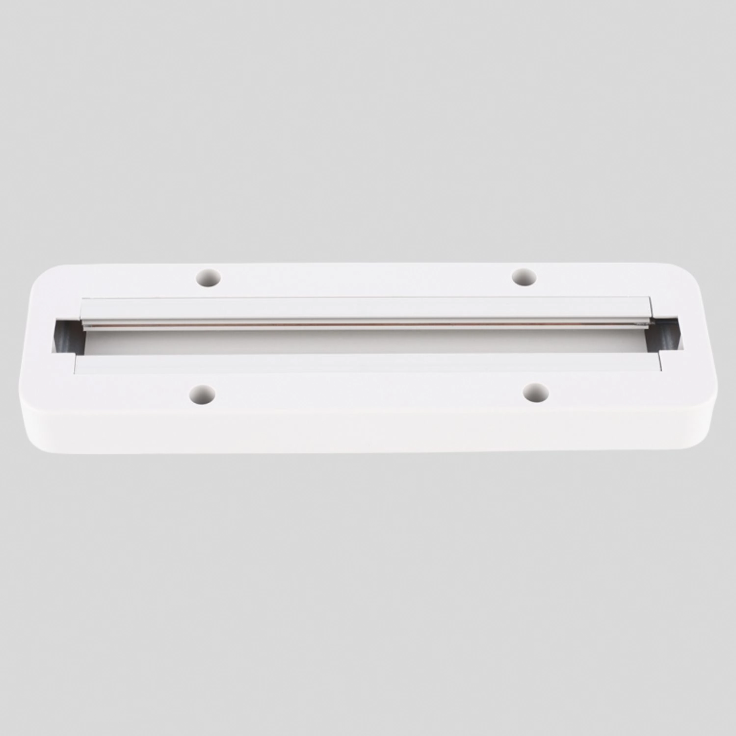 Base Sobrepor Para Spot Trilho Branco 21 5cm Embu Led