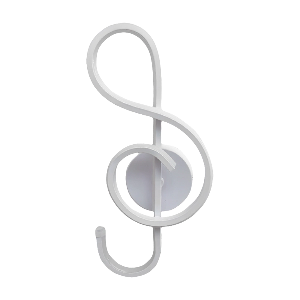 Arandela Beethoven Branco 36 5cm Ip20 Led 42w 3 Em 1 Bivolt