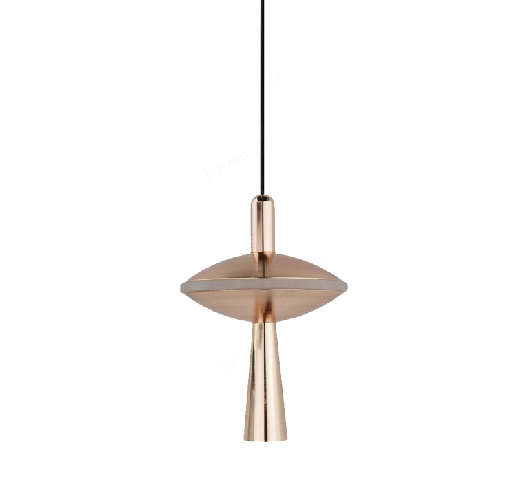 Pendente Orion Rose Gold 14cm Led 8w 3000k Bivolt