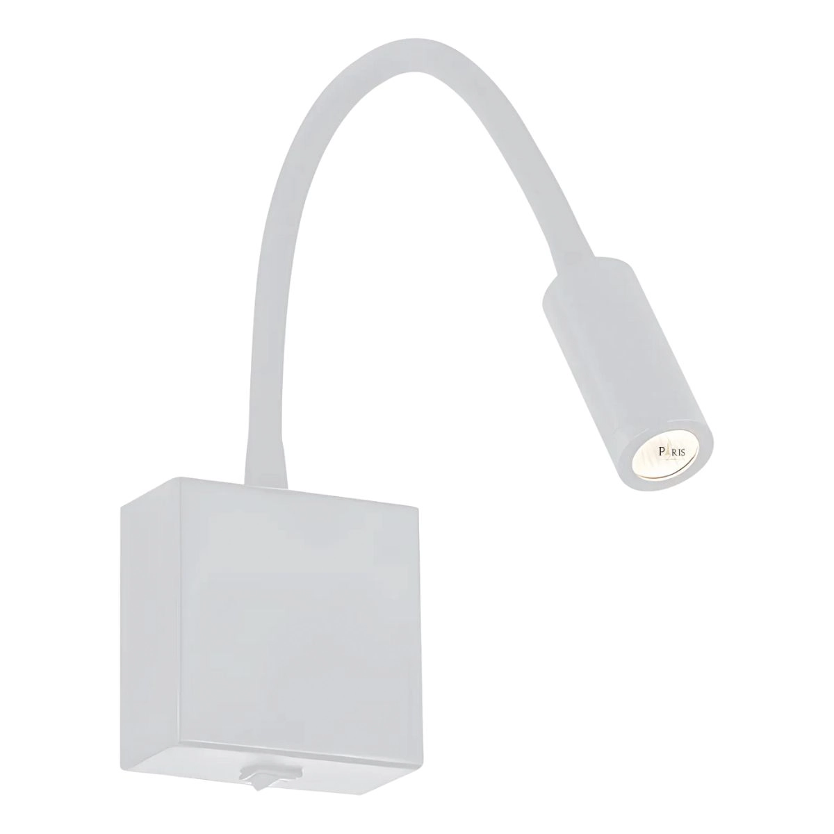 Arandela De Cabeceira Leitura Flexível Flexus Branca Led 3w 3000k Bivolt