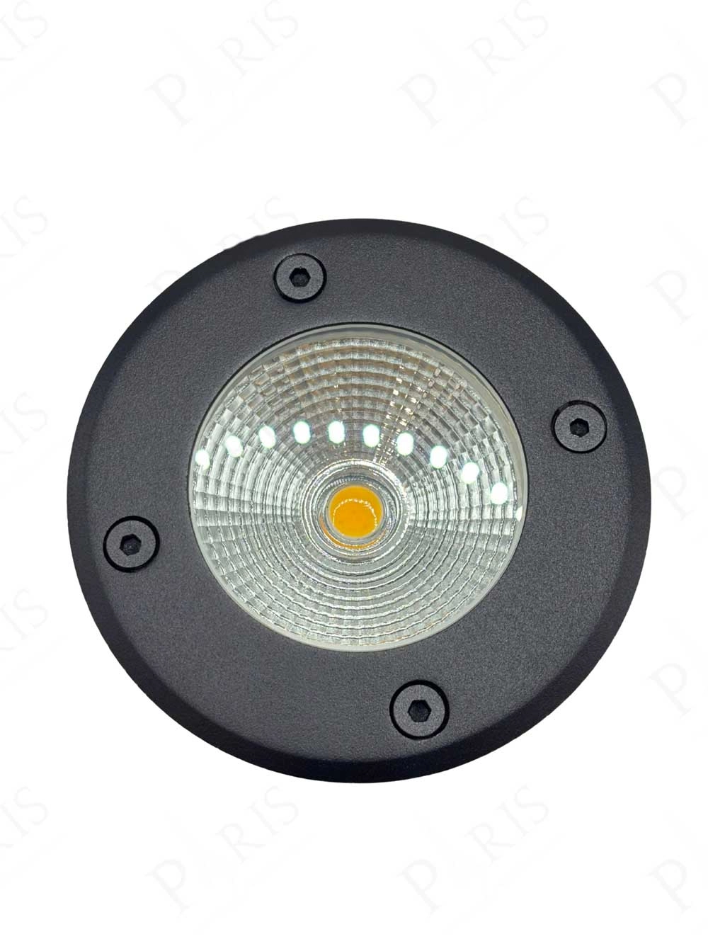 Balizador De Embutir Piso Solo Preto Ip67 Led 7w 3000k Bivolt
