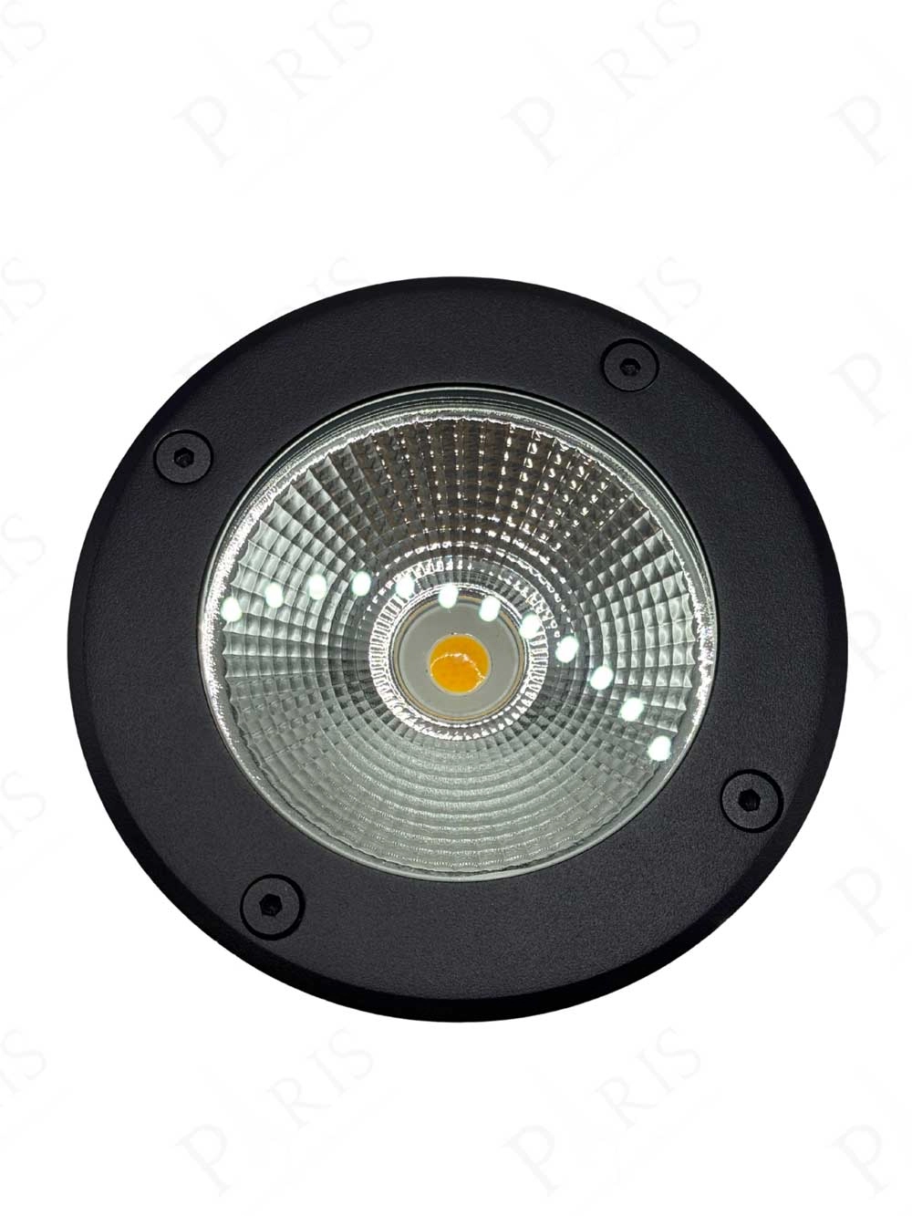 Spot Balizador De Embutir Piso Solo Preto Ip67 Led 10w 3000k Bivolt