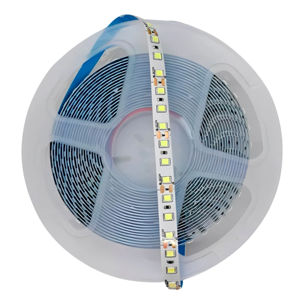 Fita Led 12v 12w/m 6500k Ip20 Rolo 5 Metros 8mm 120leds/m 1200lm