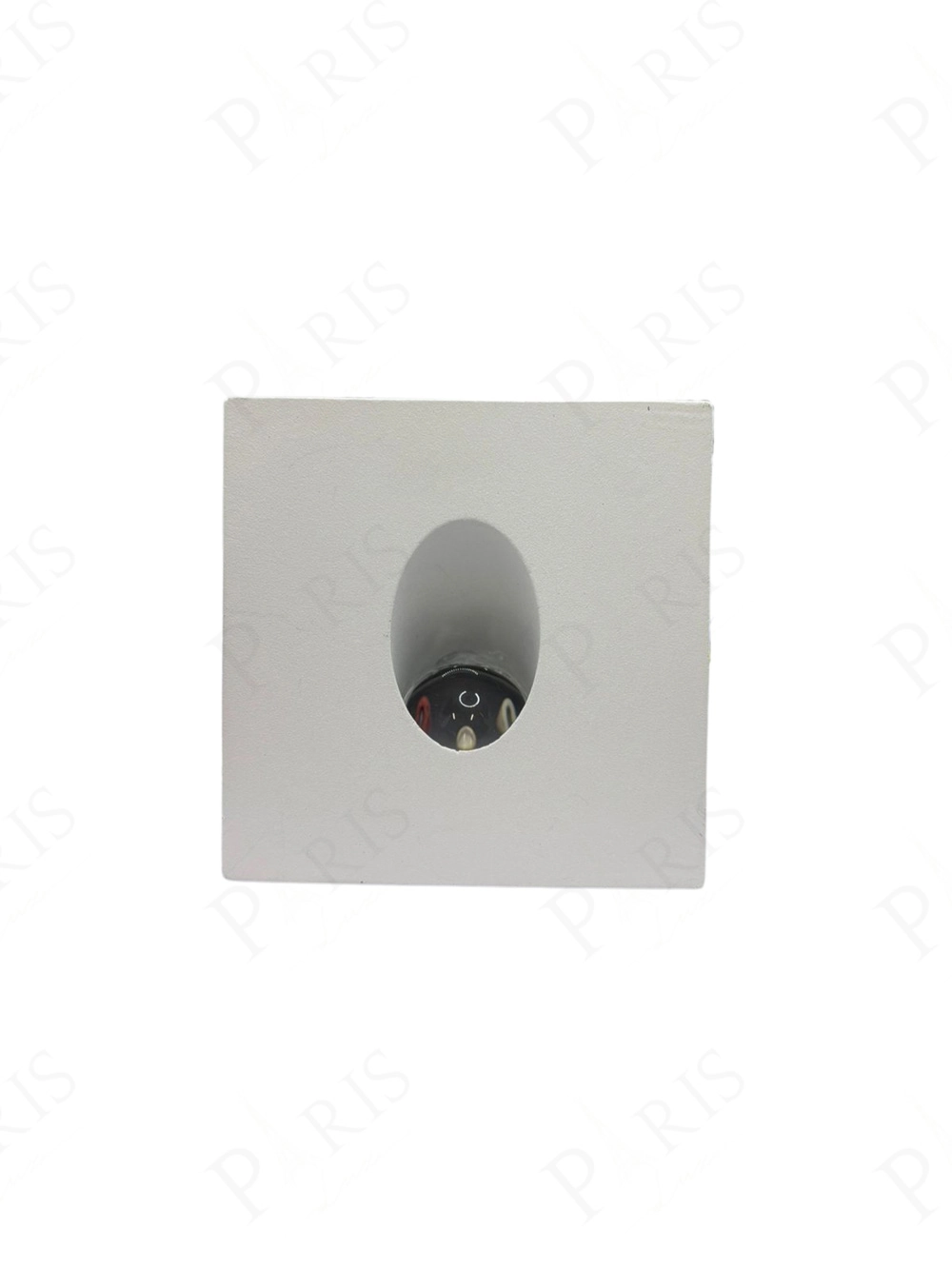 Balizador De Embutir Solo Piso Plus Quadrado Branco Led 3w 3000k Bivolt Ip65