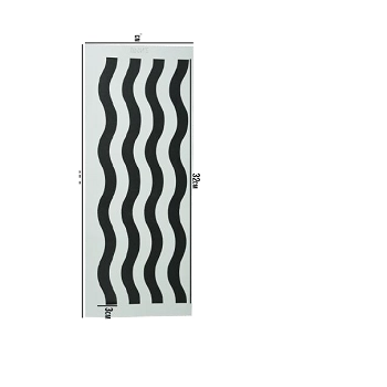 Estencil Ondas Plast De Confeitar Gmezn956 Prime Chef
