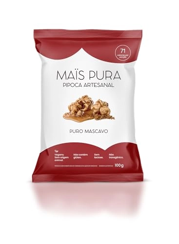Pipoca Pronta Puro Mascavo Maispura Pacote 100g