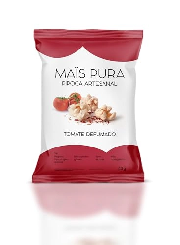 Pipoca Pronta Tomate Defumado Maispura Pacote 40g