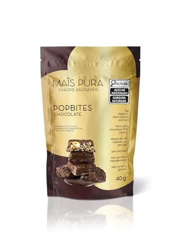 Snacks Popbites Choc Mais Pura 40g