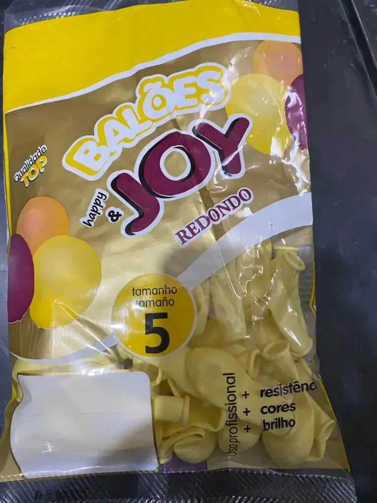 Balao 5 Amarelo Candy C/ 50 Un