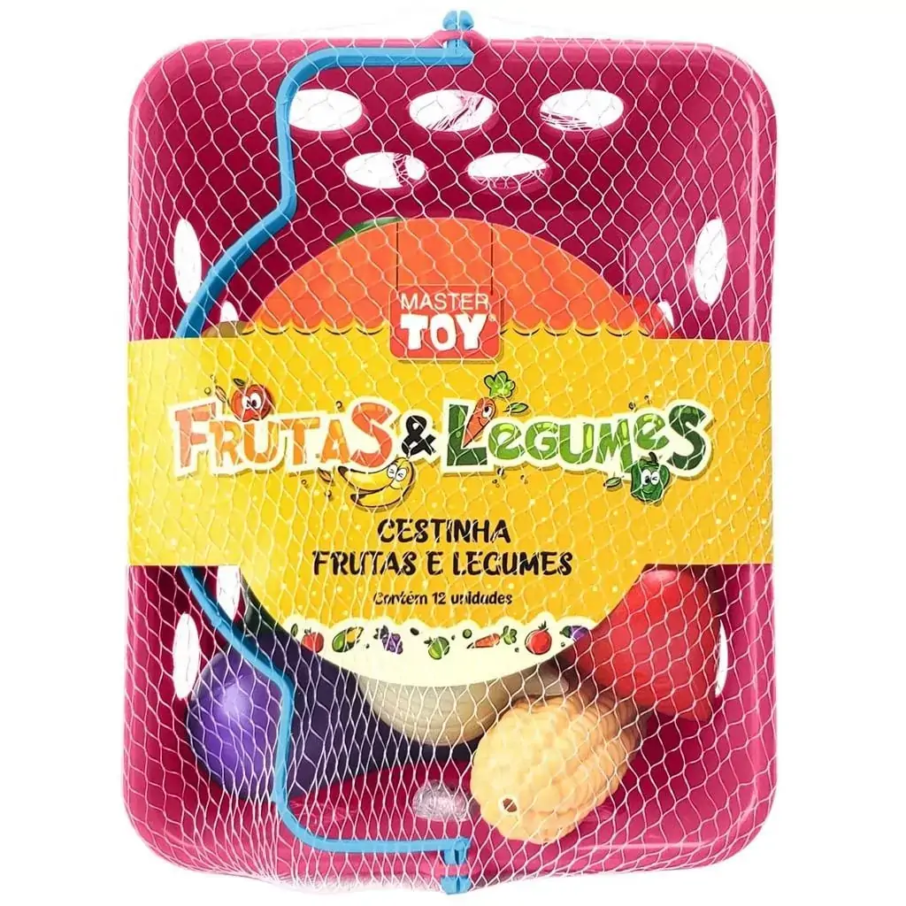 Cestinha Frutas e Legumes - Mastertoy