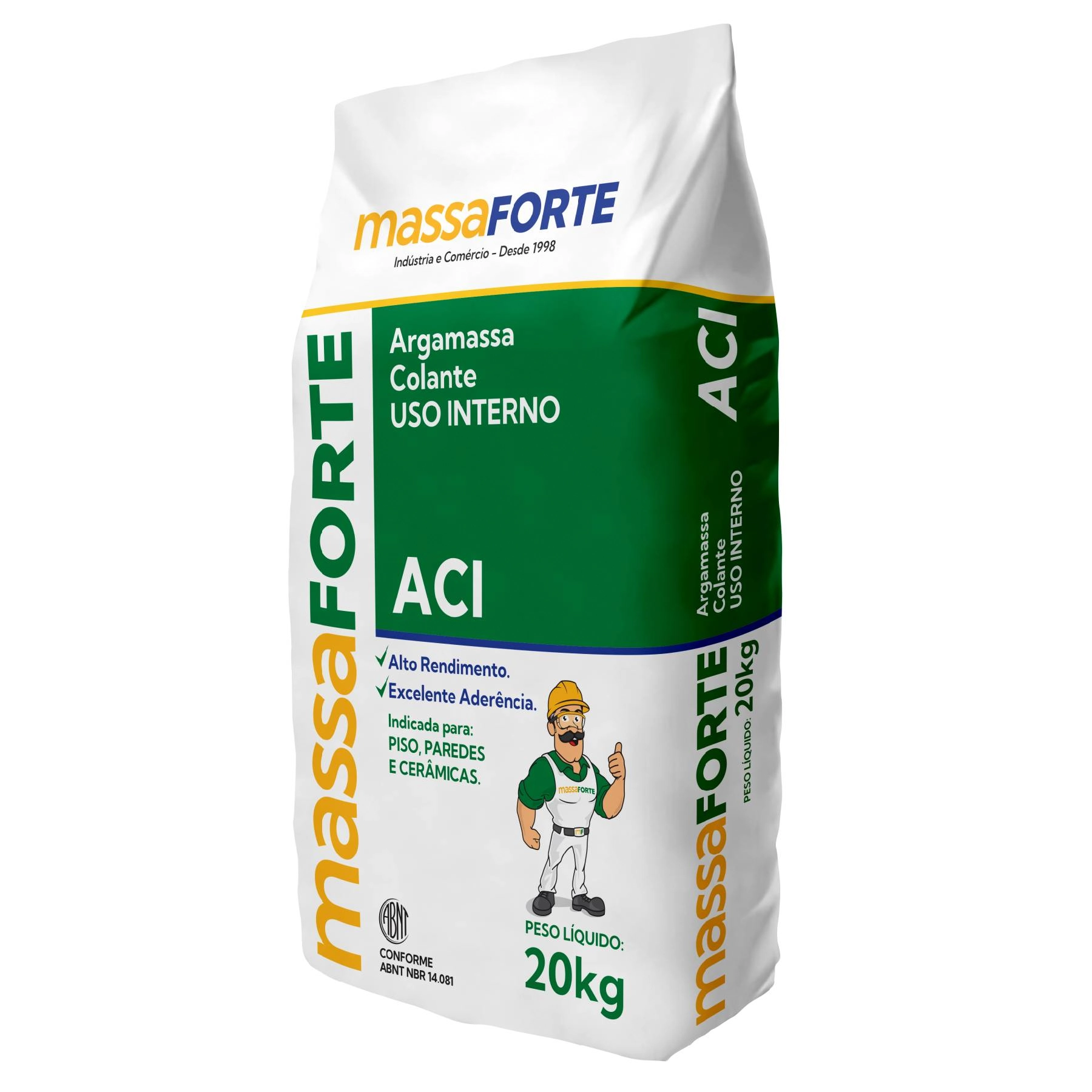 Argamassa ACI Interno 20kg Cinza Colante n/a