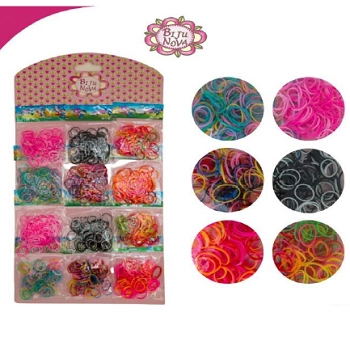 Elastico De Silicone Saquinho Cores Y161 Bijunova