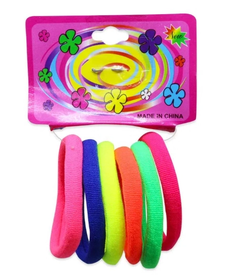 Amarrador De Cabelo Elastico Meia Candy Colors C/4 Ref.d873