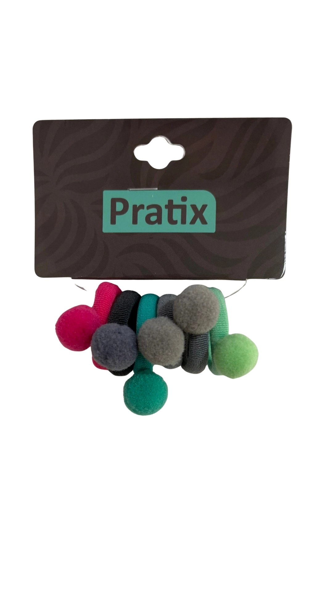 Amarrador Elastico Pompom 6un F200 Pratix