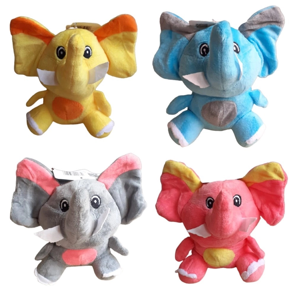 Bicho De Pelucia Elefante 18cm Ref.192663