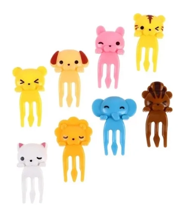 Garfinho Plastico Colorido Animais Rio Tijucas
