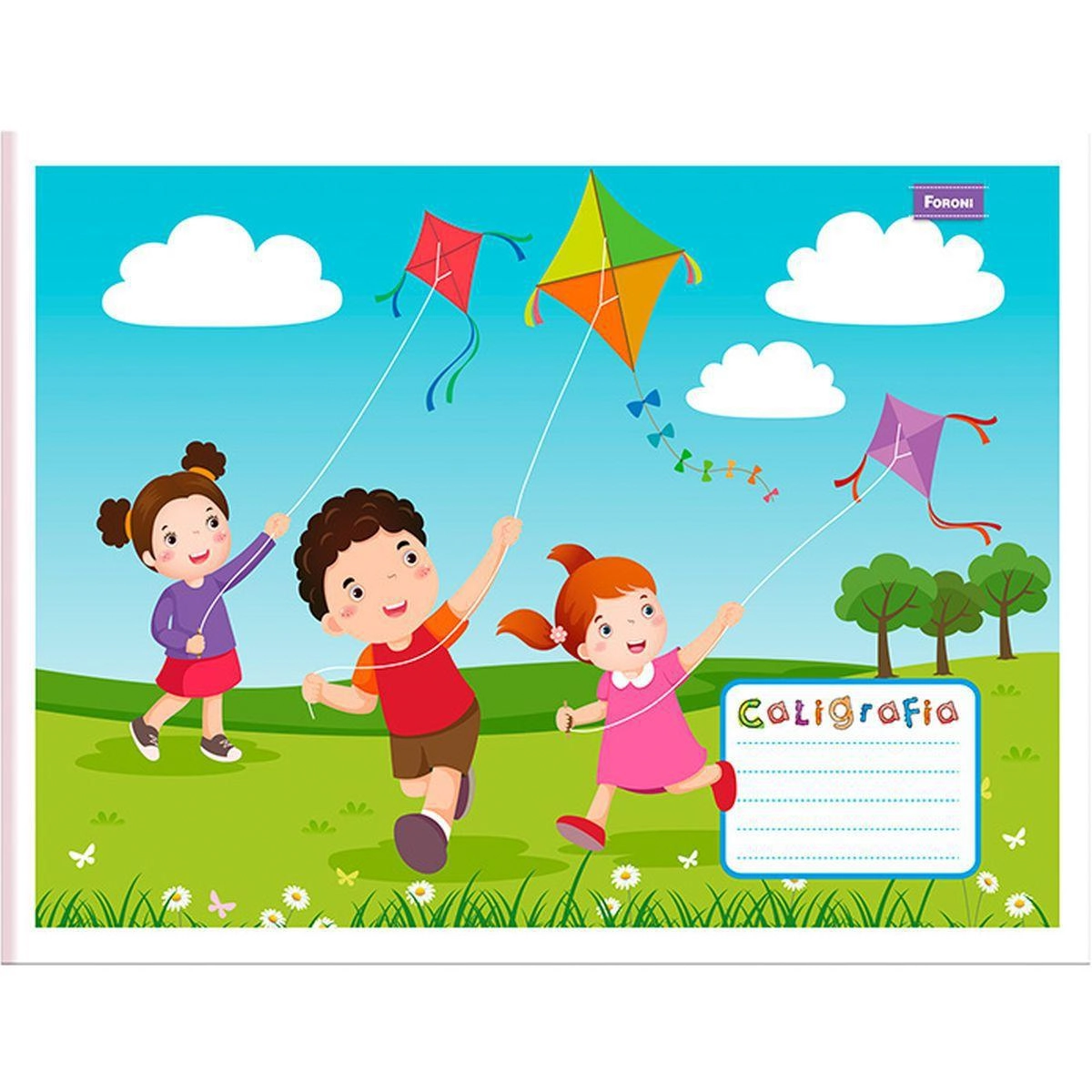 Caderno Caligrafia Brochura 40f Foroni