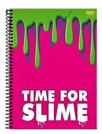 Caderno Foroni Universitario Capa Dura 10 Materias 200 Folhas Slime