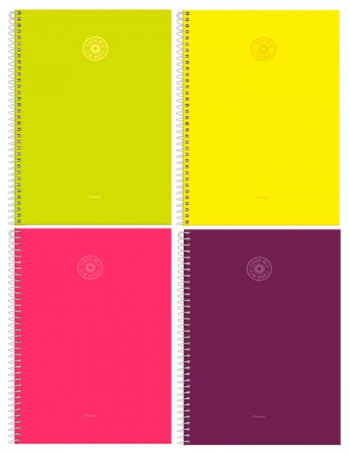 Caderno Foroni Cd Univ Fluor Mix 10m 160f 319519
