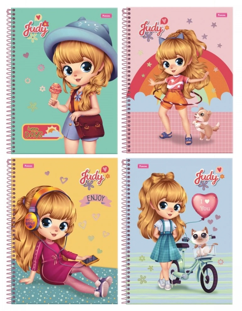 Caderno Foroni Cd Univ Judy 1m 80f 316760