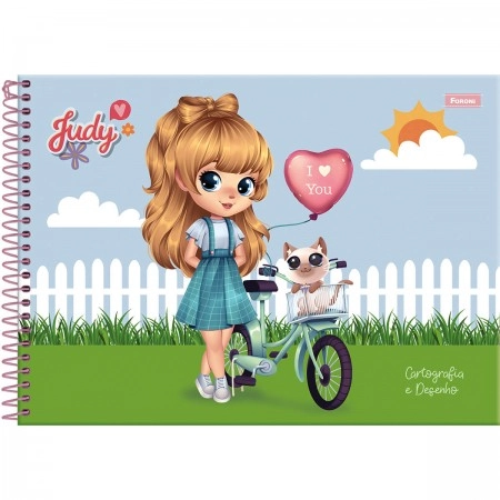 Caderno Foroni Cartografia Cd Judy 80f 318167