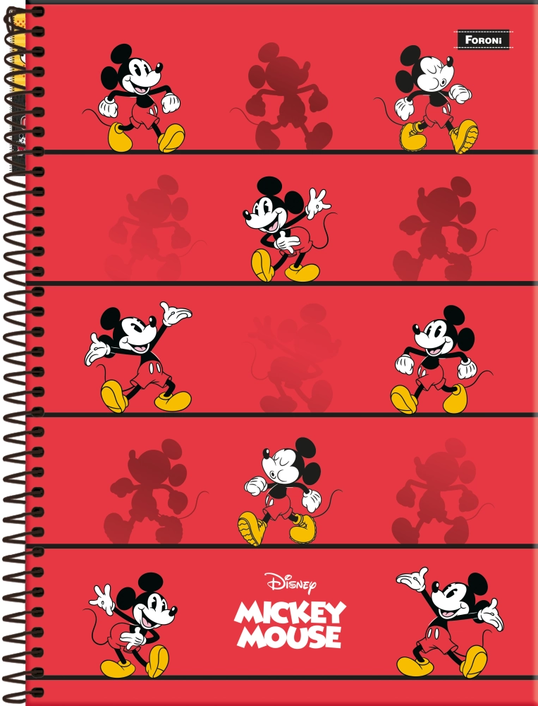 Caderno Foroni Cd Univ Disney Mickey 1m 80f 336880
