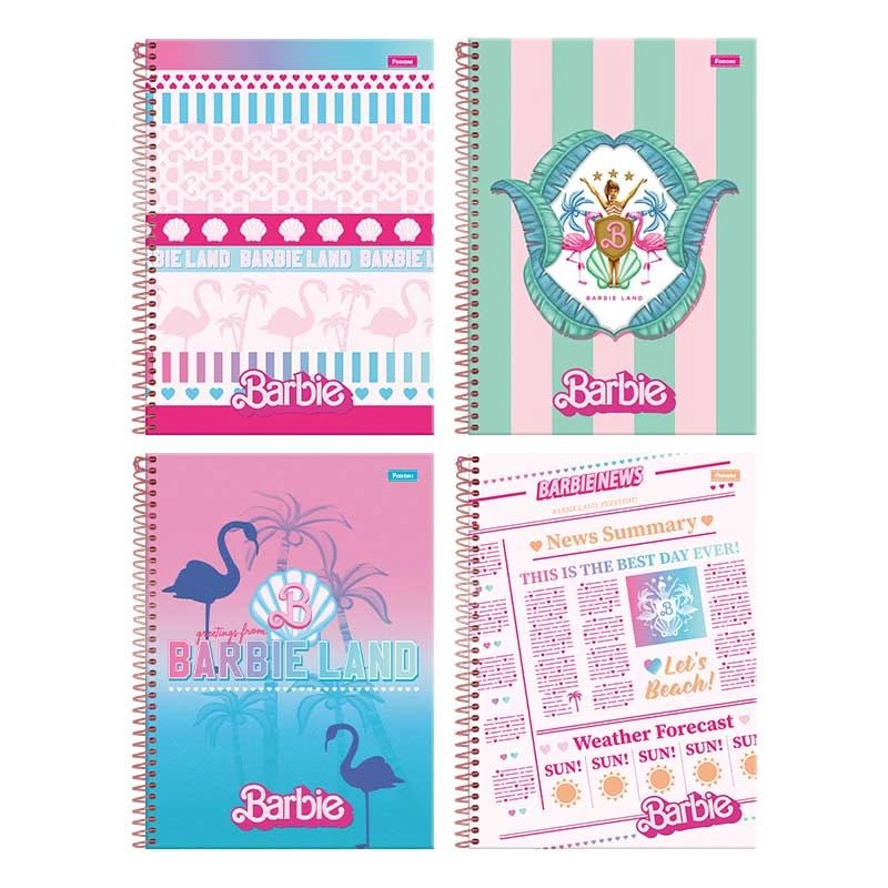 Cad Univ Foroni Cd 80f 1m Barbie Teen Fsc