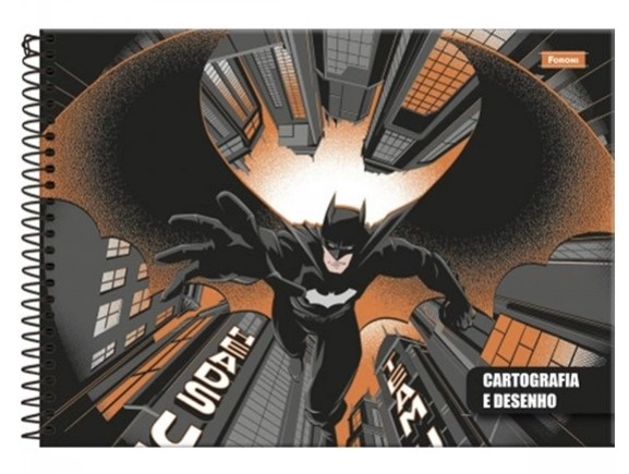 Caderno Foroni 80fls Cartograf Batman