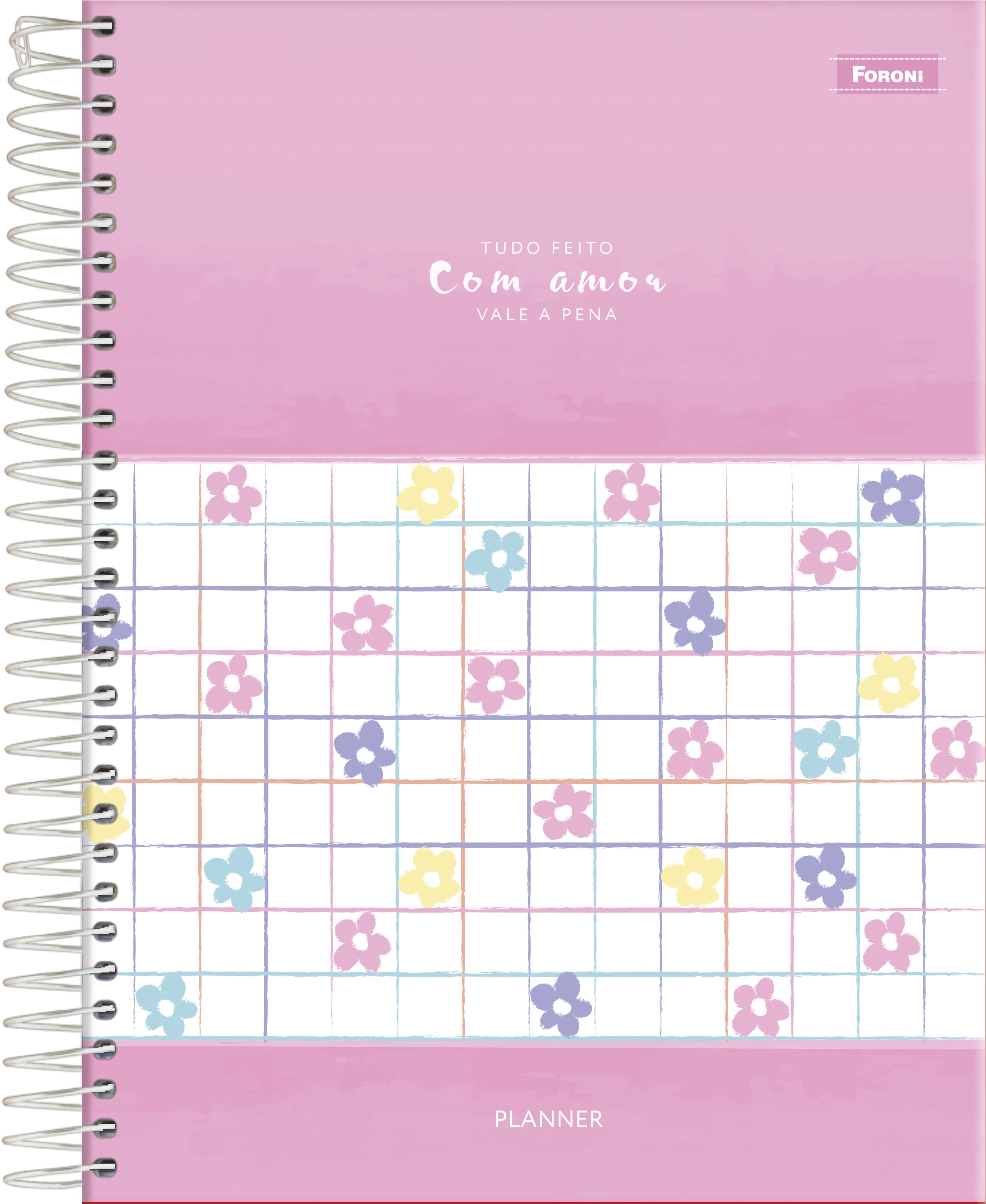 Planner Espiral Dizai Capas Sortidas Foroni Com 80 Folhas