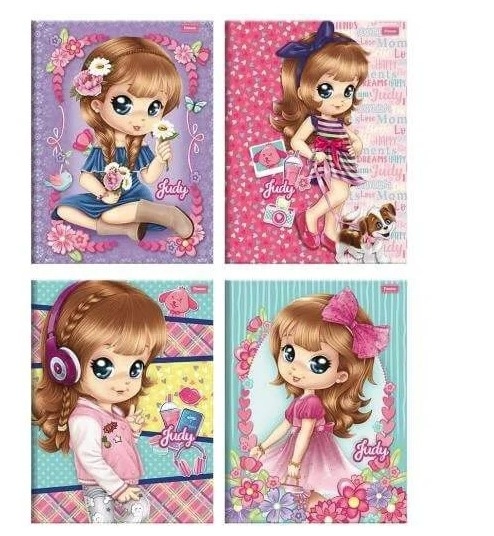 Caderno Broch Cd 80f Judy Fsc 458168 6 Foroni