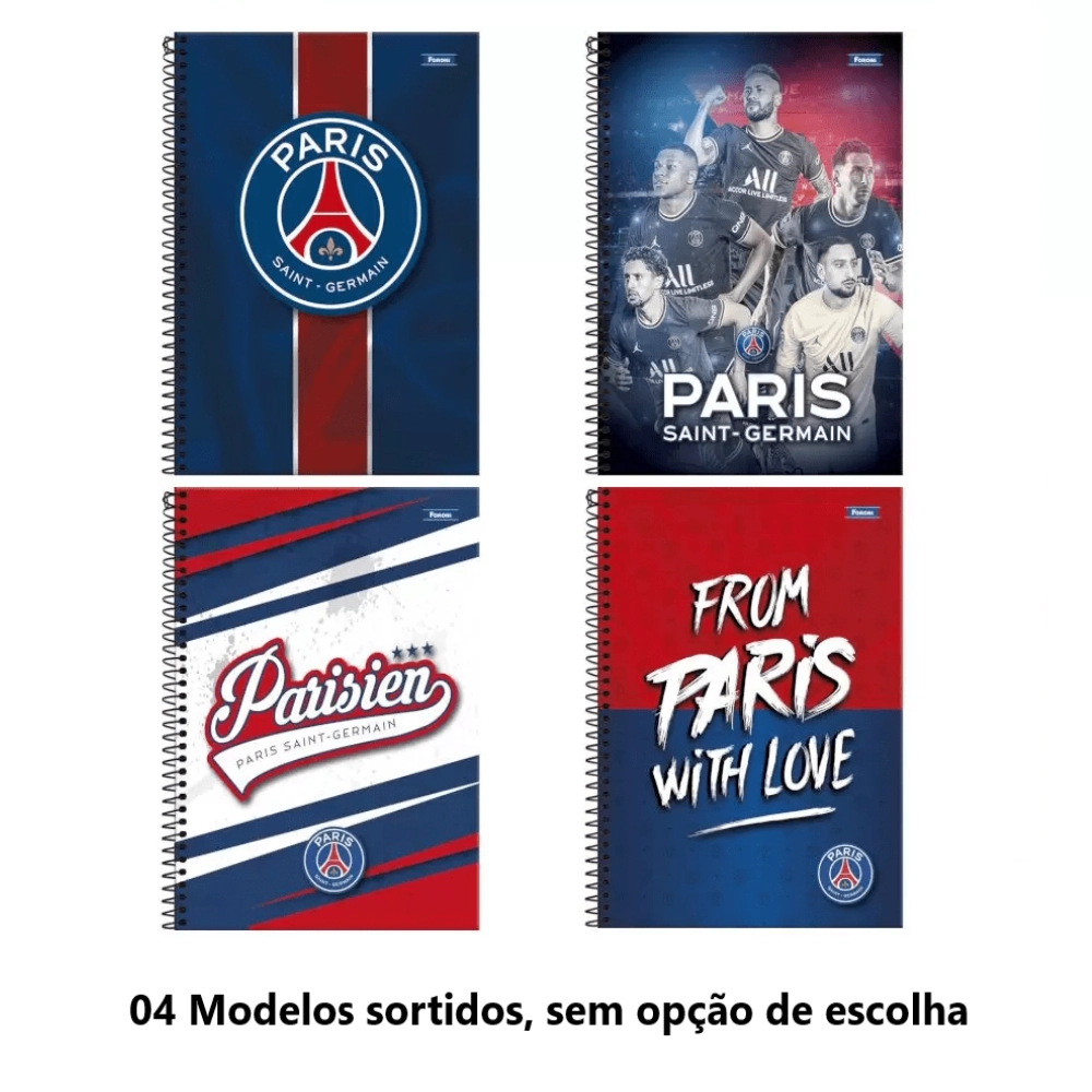 Caderno Univ.cd Foroni 160f 10m Pt4 Paris Saint Germain