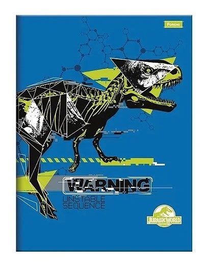 Caderno Brochura Capa Dura Jurassic World