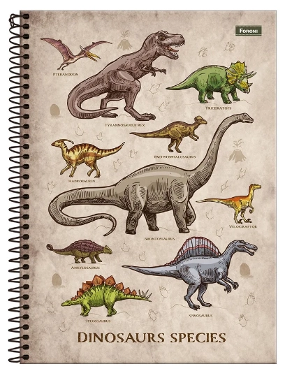 Caderno Univ Cd 10x1 160fl Foroni Sauros