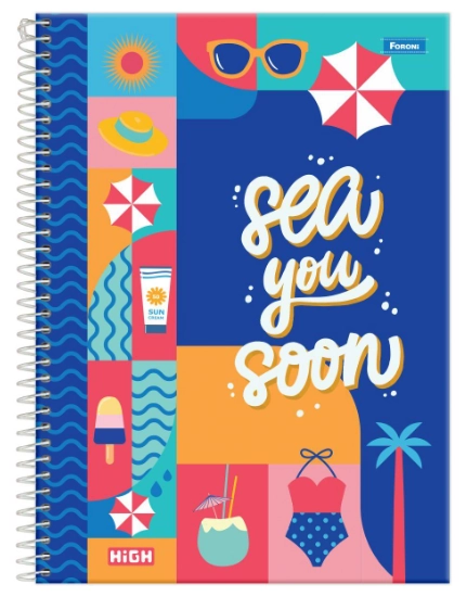 Caderno Univ Cd 20m 320f High Fem Foroni