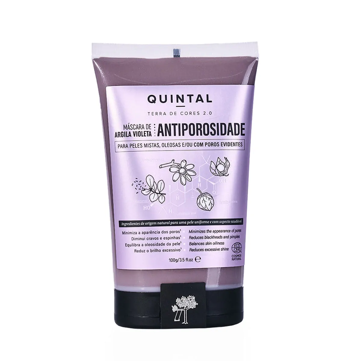 Mascara De Argila Vrioleta Antiporosidade Terra De Cores 2.0