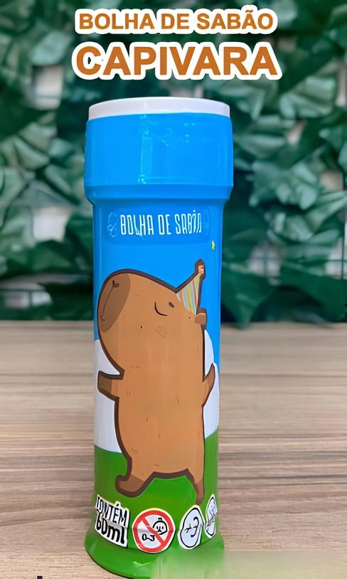 Bolha De Sabao Capivara 60ml Wow Toys