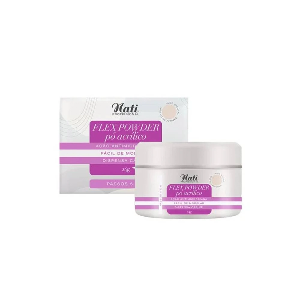 Pó Acrílico Nati Flex Powder Nude 20g