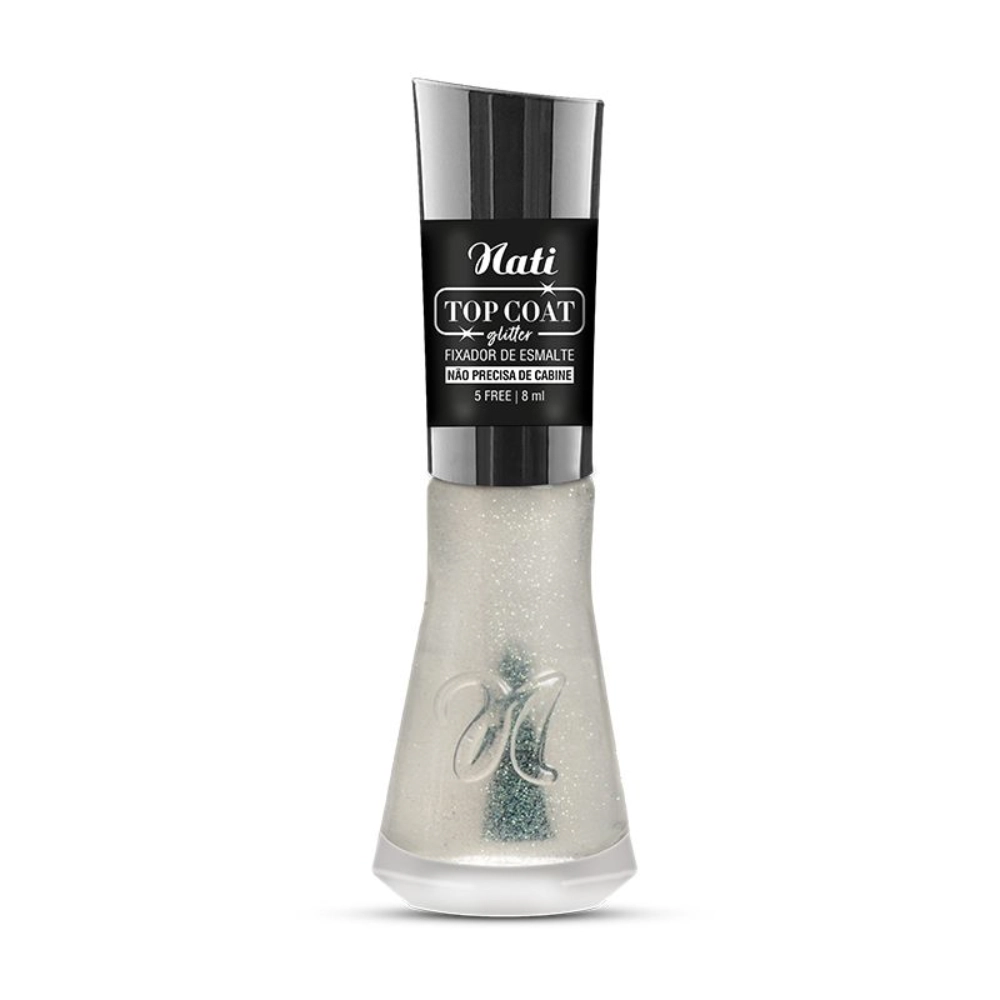 Esm Nati Trat 8ml Top Coat Glitter