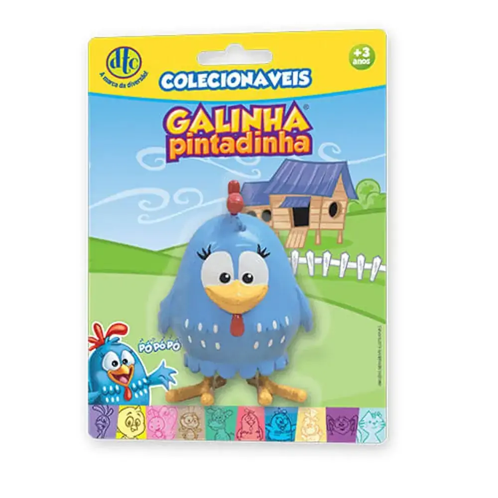 Boneco Dtc Colecao Galinha Pintadinha Un