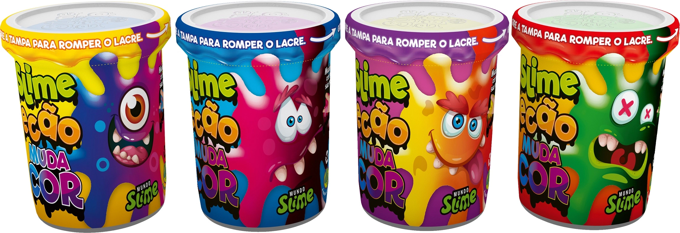 Brinq Dtc Slime Ecao Muda De Cor Pt 110g