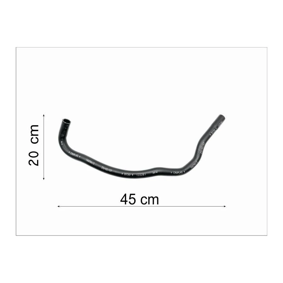 Mangueira Envio do Aquecedor FIAT SIENA - CAUPLAS 8130