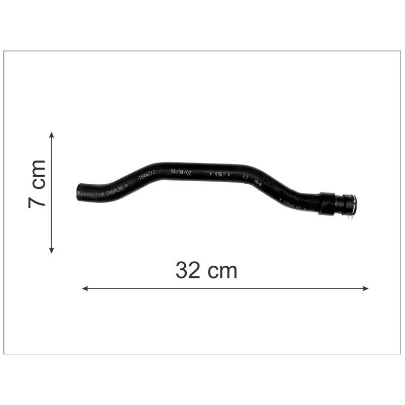 Mangueira Saída do Aquecedor CITROEN C3 - CAUPLAS 9981