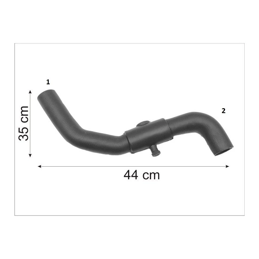 Mangueira Superior do Radiador FORD ESCORT/ESCORT SW sem Furo - CAUPLAS 4193