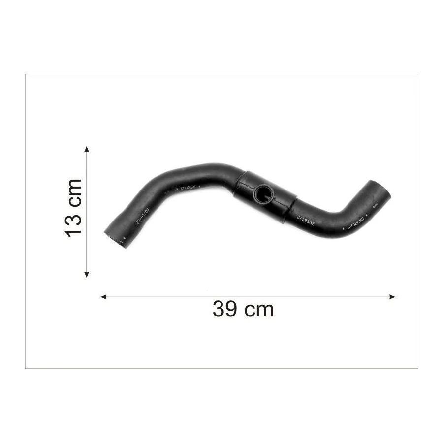 Mangueira Superior do Radiador FORD ESCORT/ESCORT SW com Furo - CAUPLAS 4401