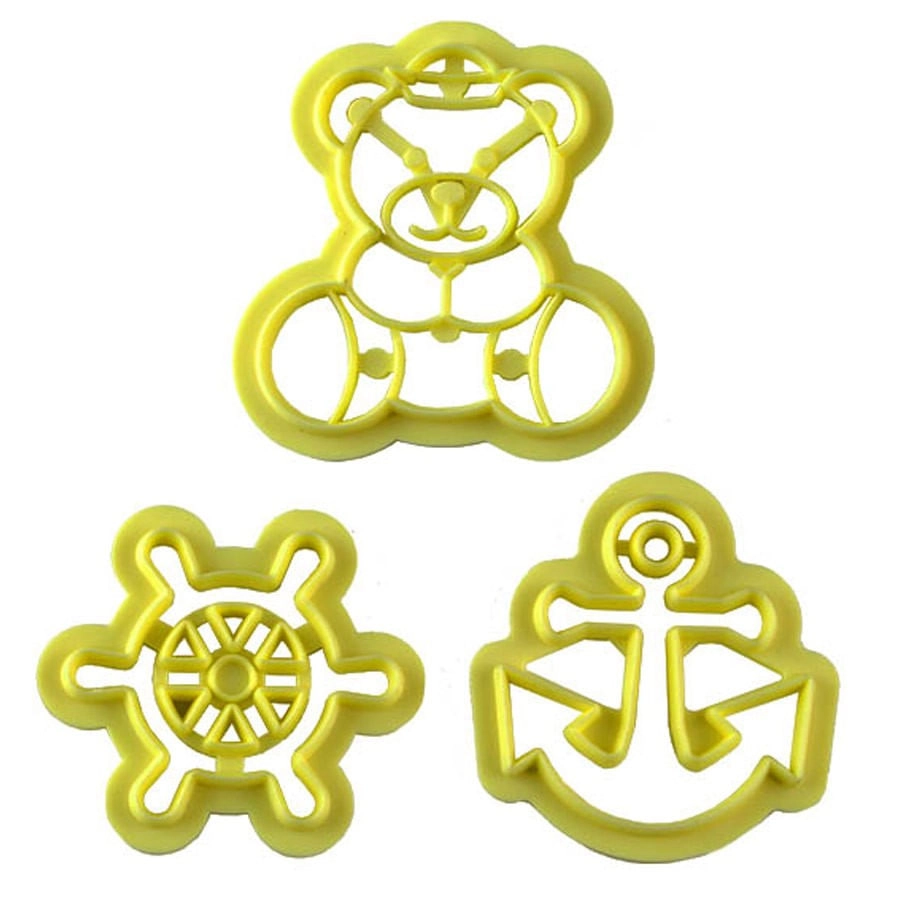 Cort Kit Ursinho Marinheiro C/3 Pcs