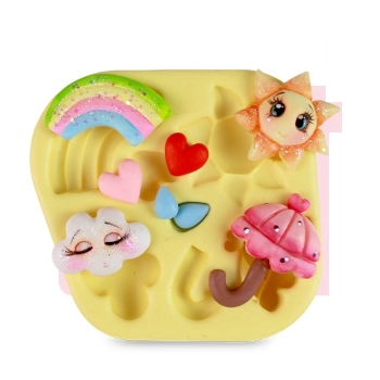 Molde Silicone Amor De Chuva 006 Bluestar