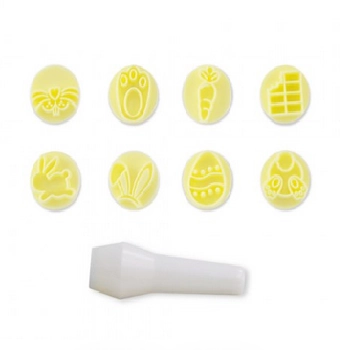 Kit Carimbo Pascoa Amarelo C/9 Ref.411454