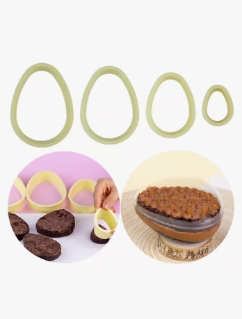 Kit Cort De Brownie Ovo 4un 412833 Bluestar