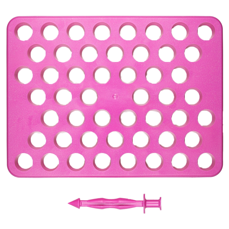 Placa Porcionadora C.empurrador 2 Em 1 Rosa Bebe 15g 2pcs Bluestar