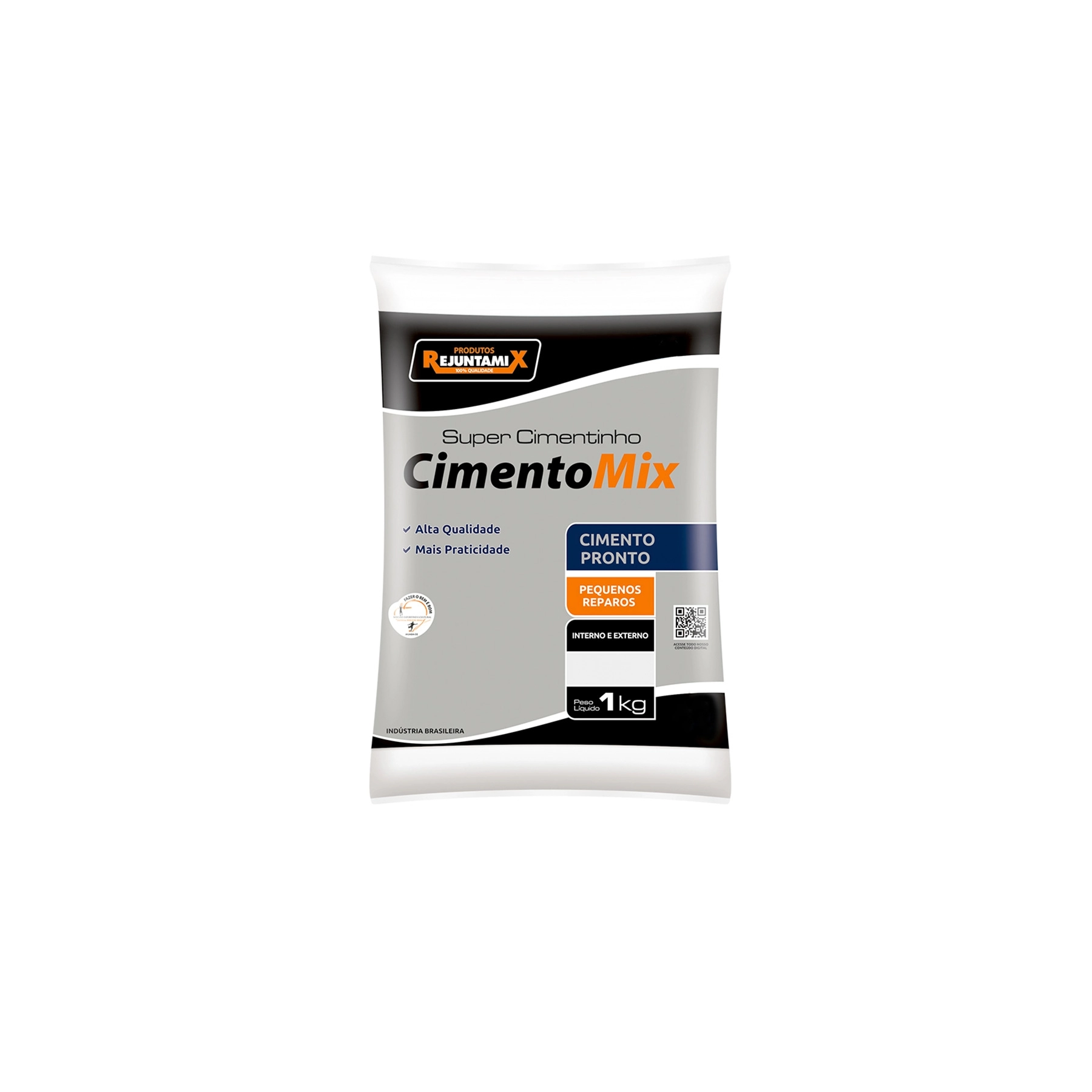 Cimento Mix 1kg Cinza Rejuntamix